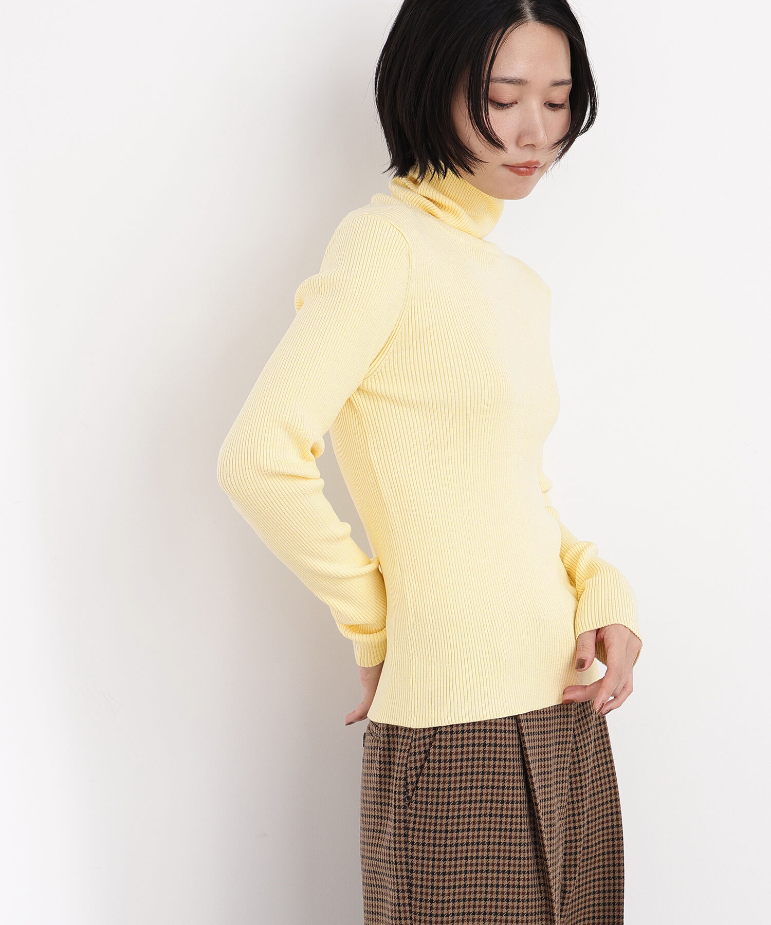  「ベーシックタートルネックニット」|ニット・セーター|