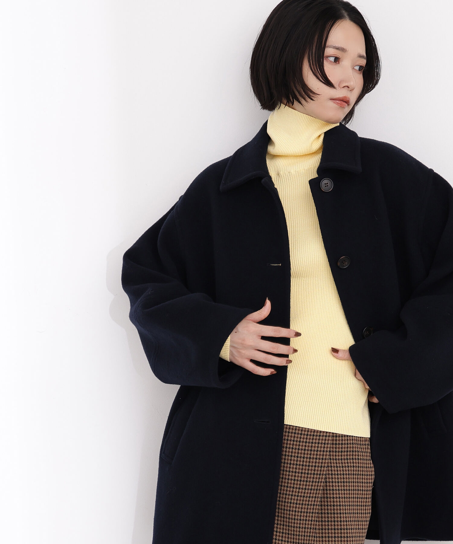  「ベーシックタートルネックニット」|ニット・セーター|