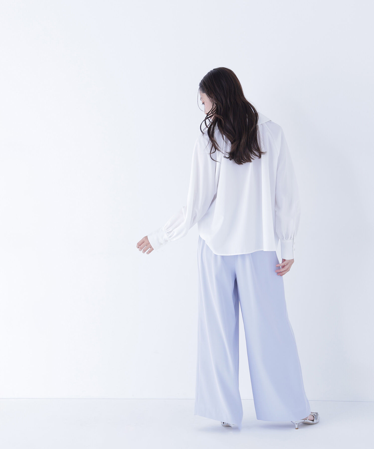  「ナローリボンイージーワイドパンツ」|その他|