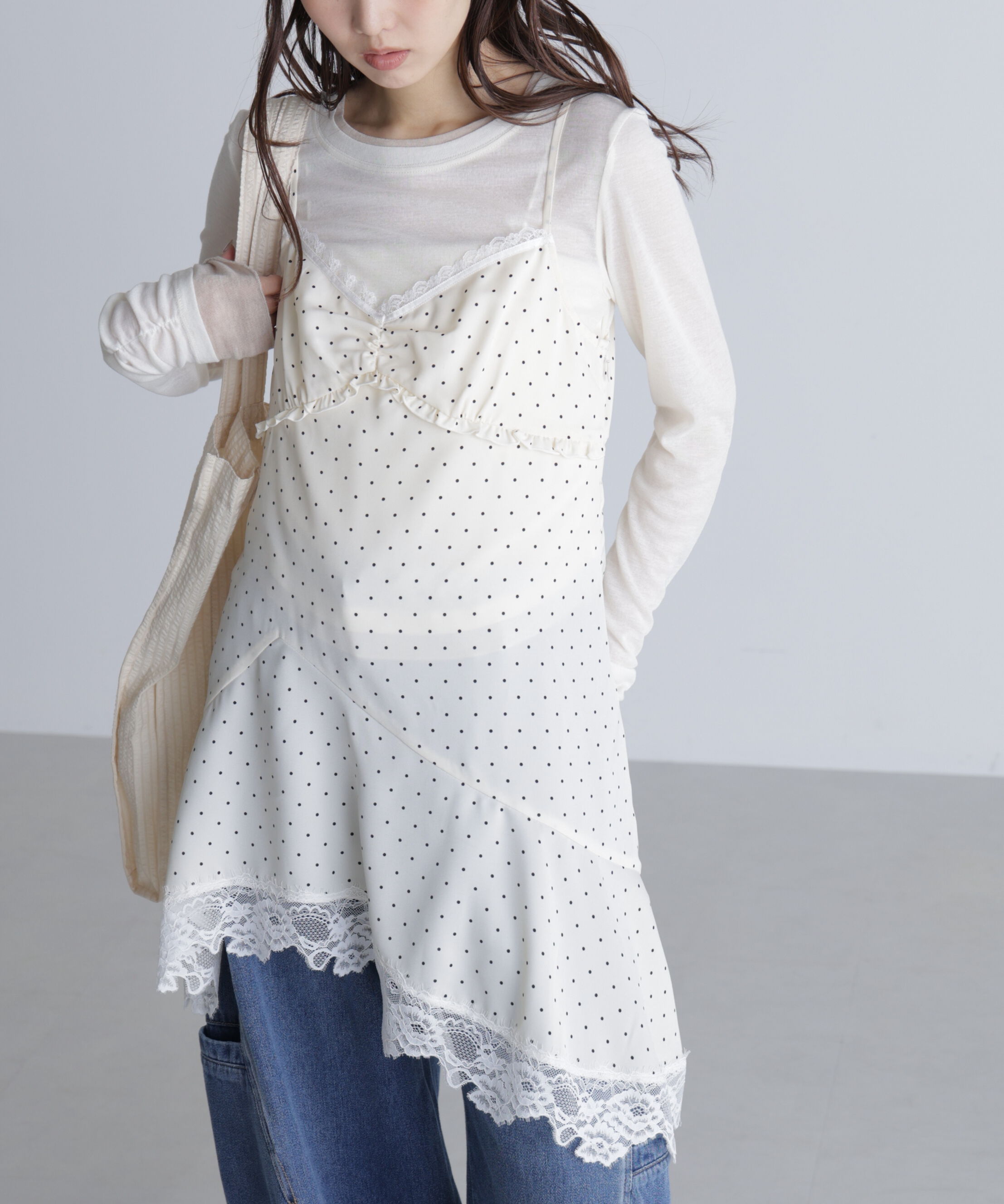  「イレヘムキャミワンピース」|ワンピース|オフベースド 1