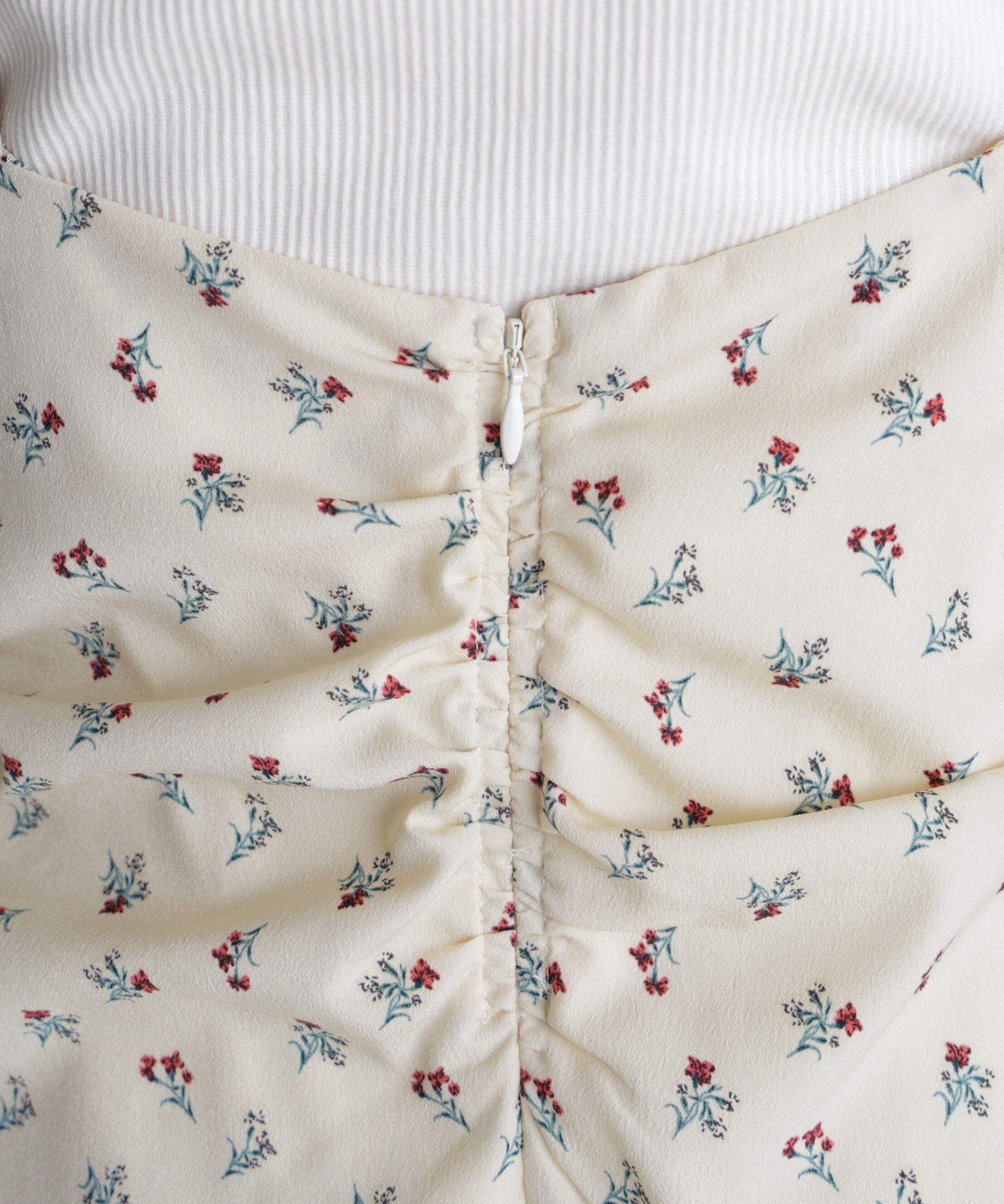  「小花柄ドロストキャミワンピース」|ワンピース|