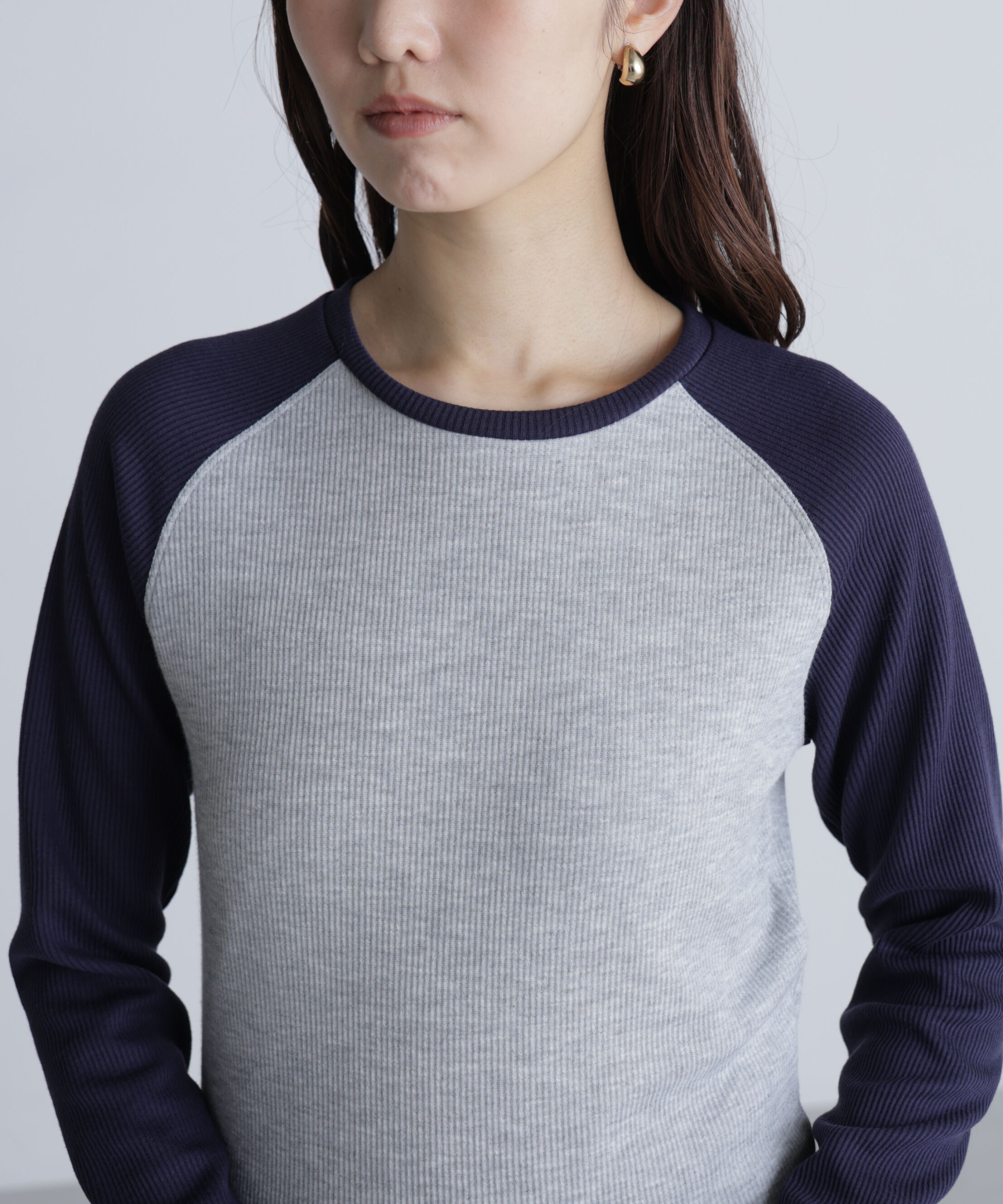  「ラグラン長袖カットソー」|Tシャツ・カットソー|