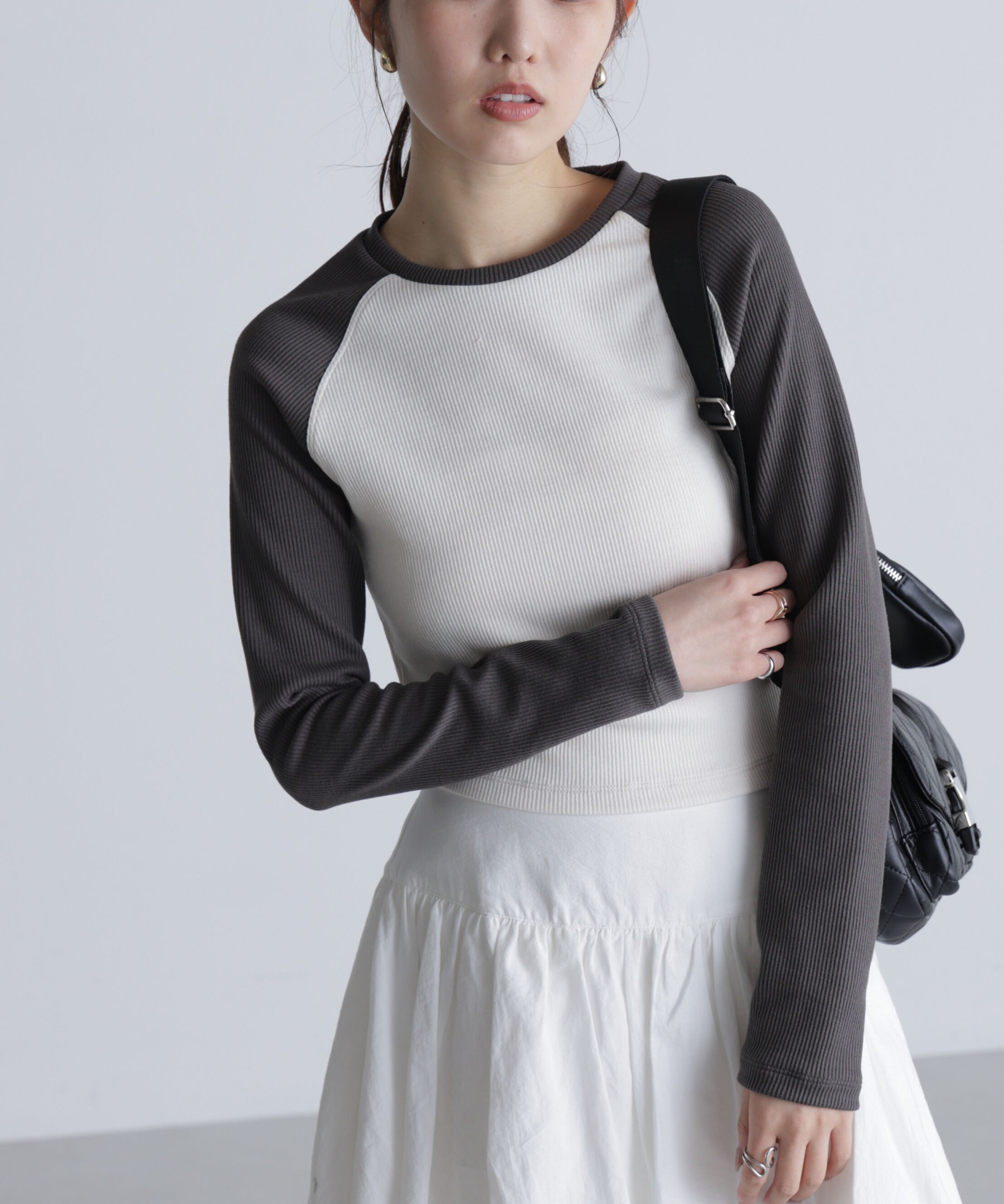  「ラグラン長袖カットソー」|Tシャツ・カットソー|オフ