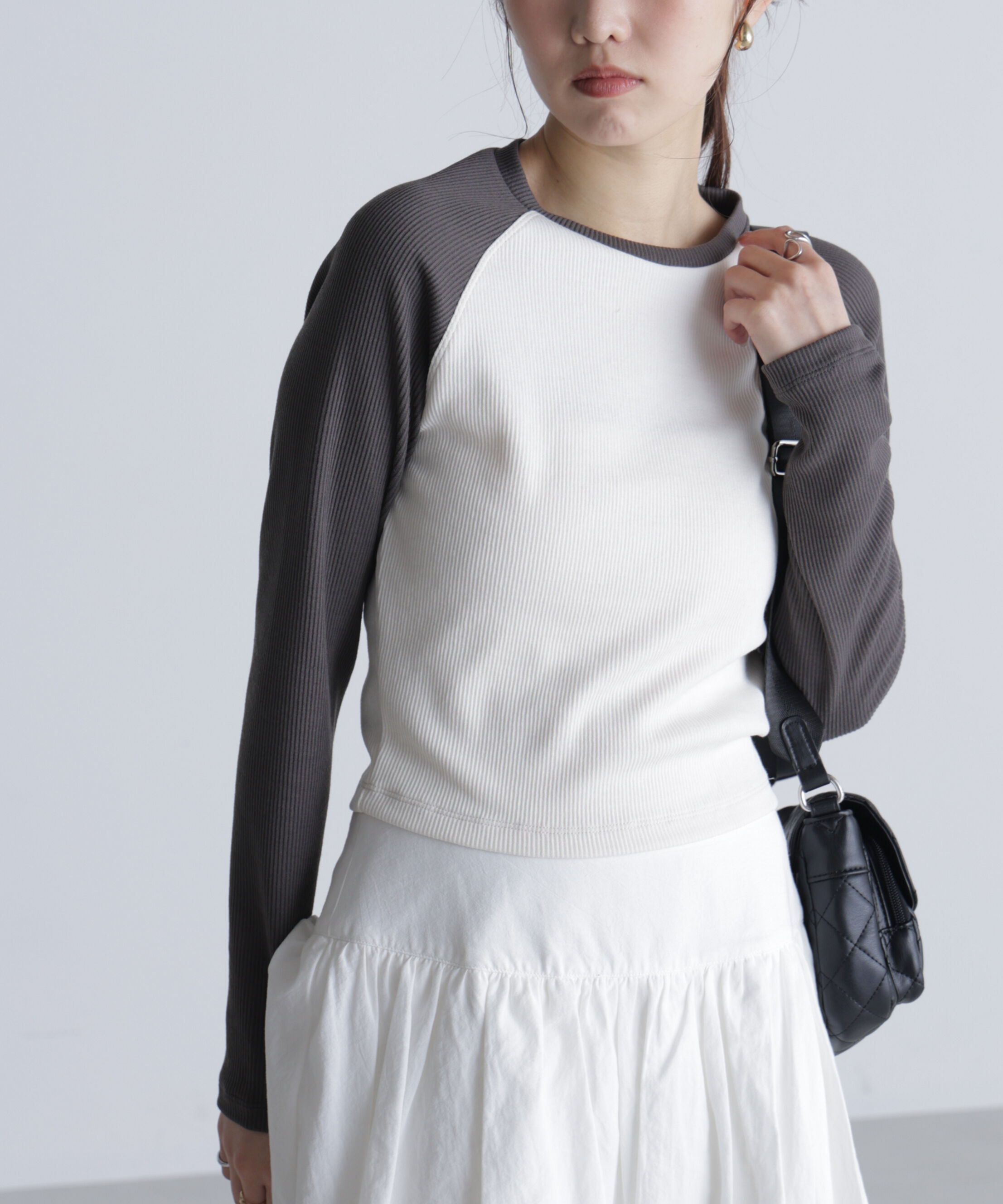  「ラグラン長袖カットソー」|Tシャツ・カットソー|