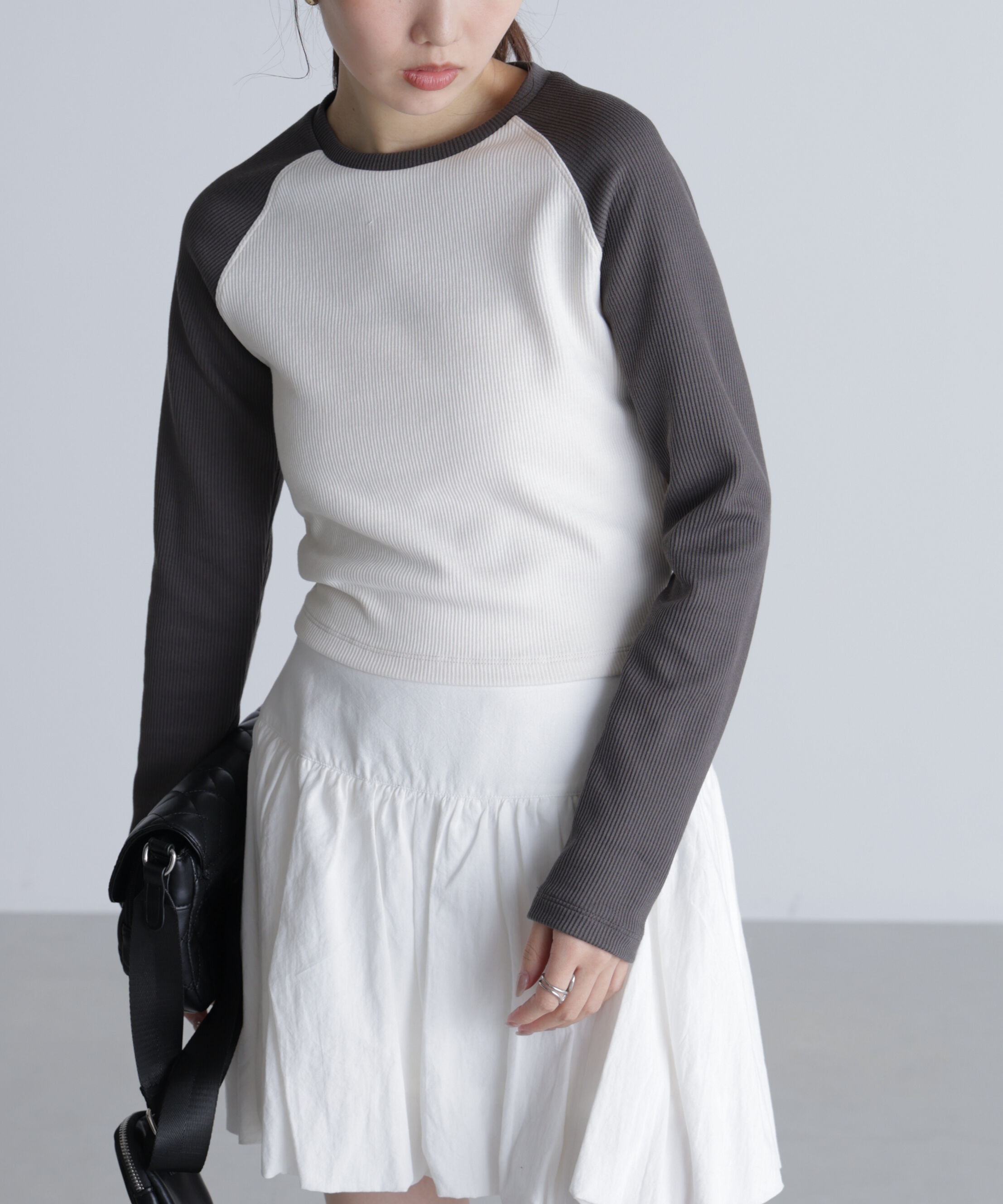  「ラグラン長袖カットソー」|Tシャツ・カットソー|