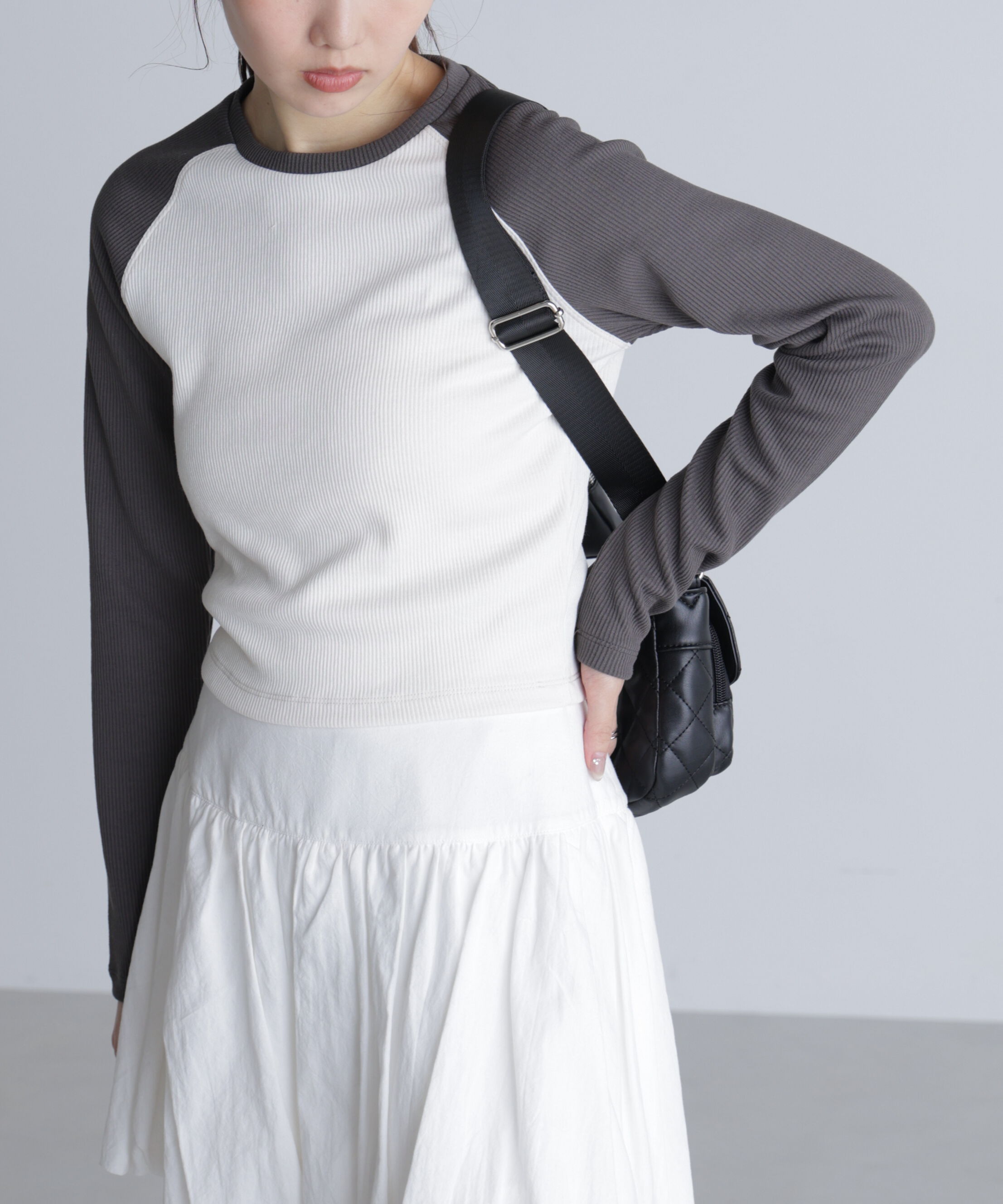  「ラグラン長袖カットソー」|Tシャツ・カットソー|