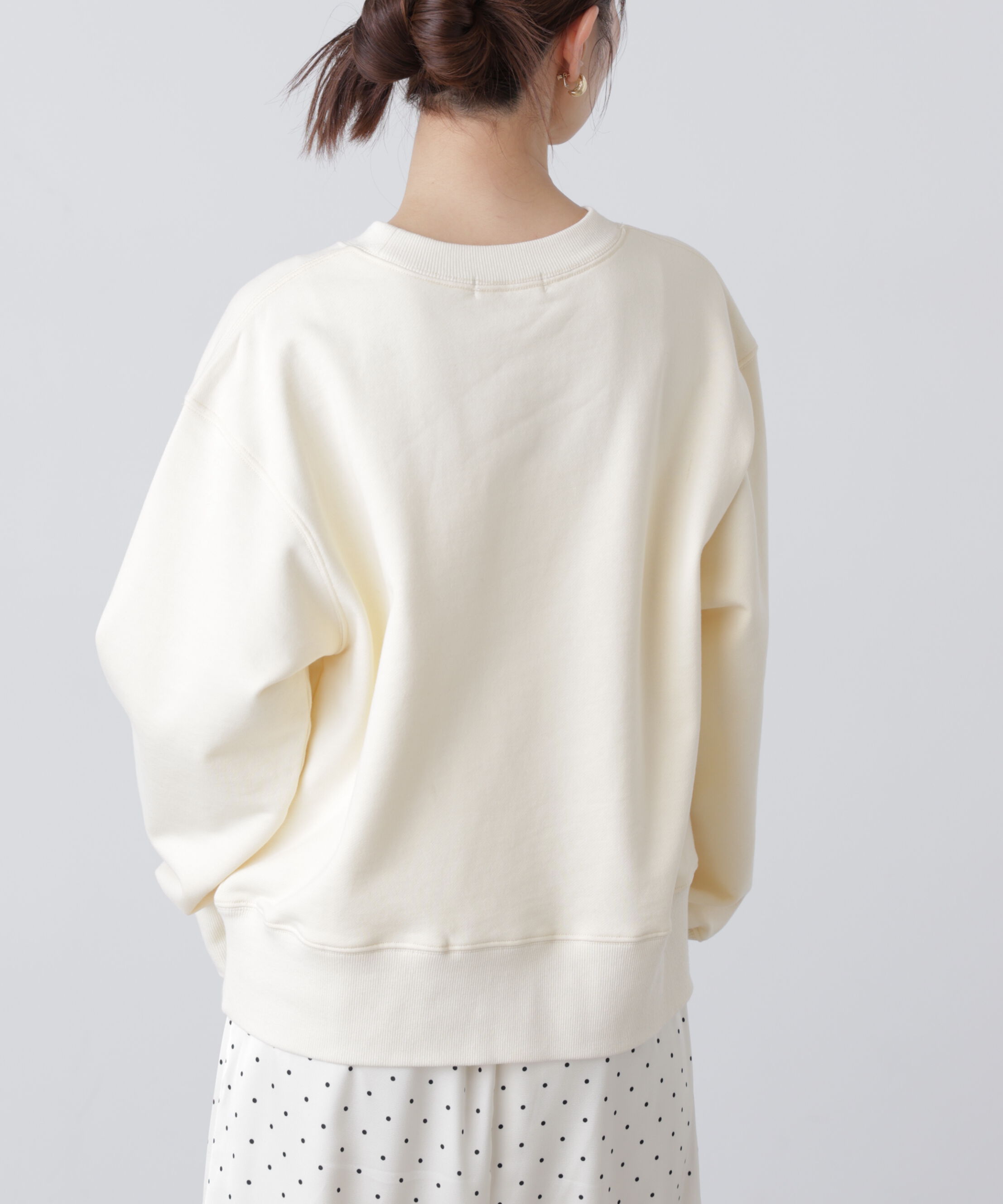  「フロッキーロゴ刺繍スウェット」|Tシャツ・カットソー|