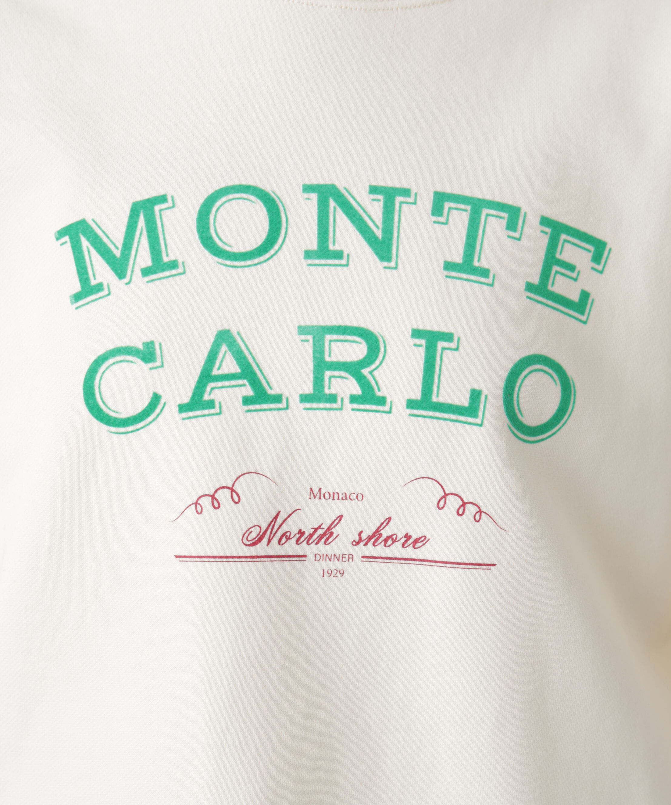  「フロッキーロゴ刺繍スウェット」|Tシャツ・カットソー|