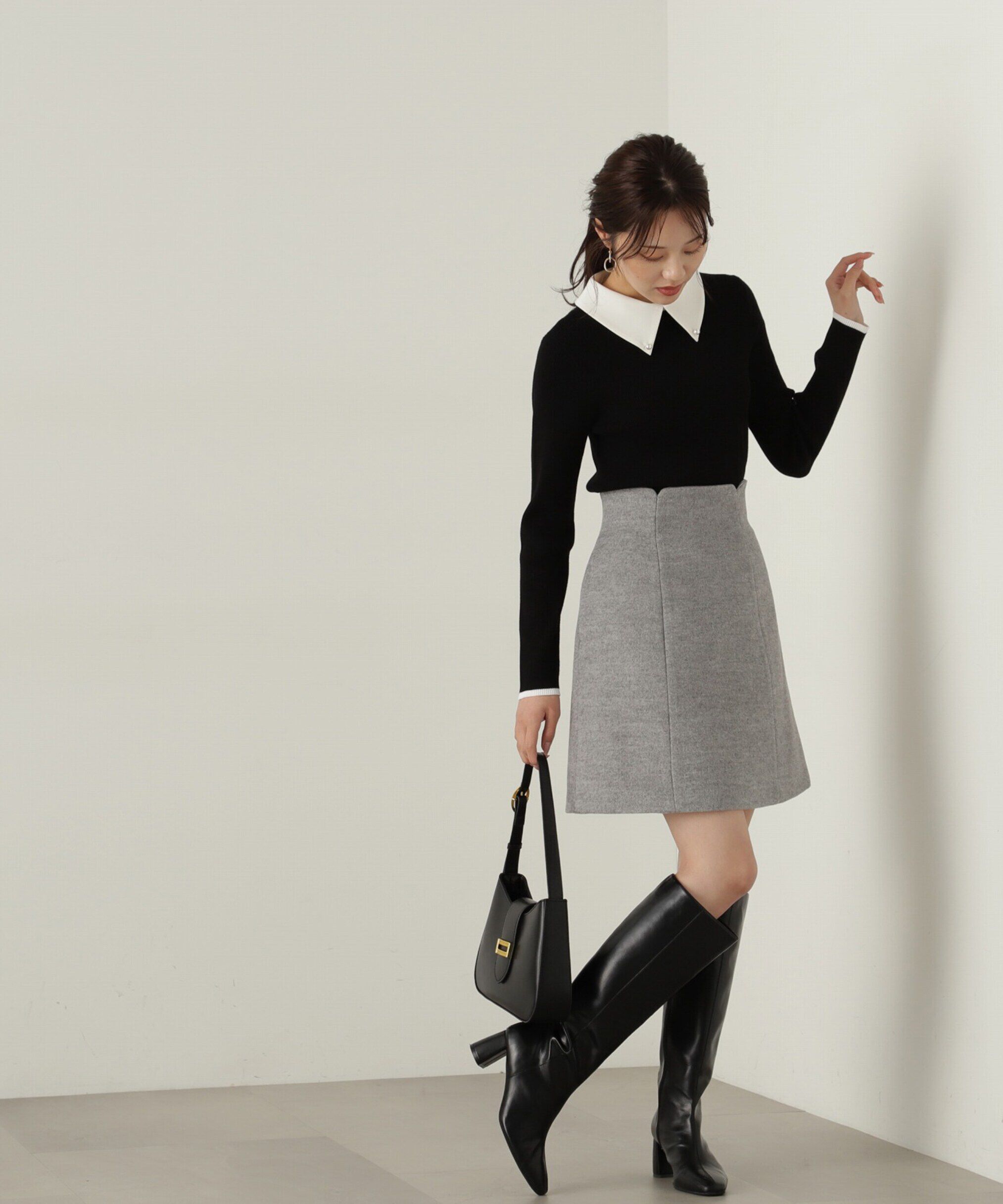 PROPORTION BODY DRESSING「ハイウエストミニスカート」|スカート|