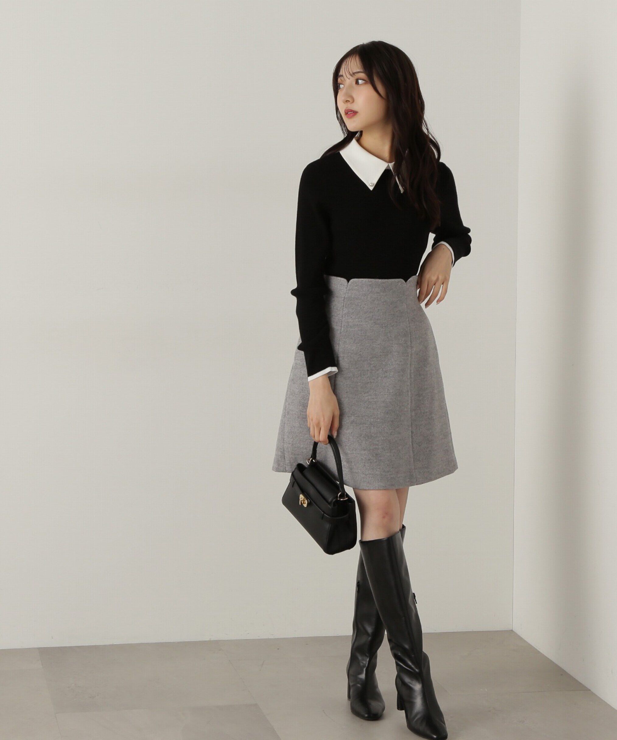 PROPORTION BODY DRESSING「ハイウエストミニスカート」|スカート|