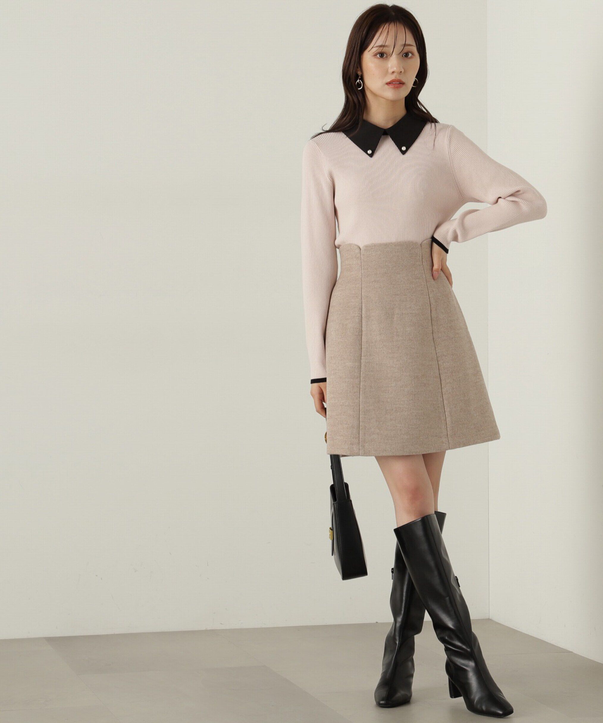 PROPORTION BODY DRESSING「ハイウエストミニスカート」|スカート|