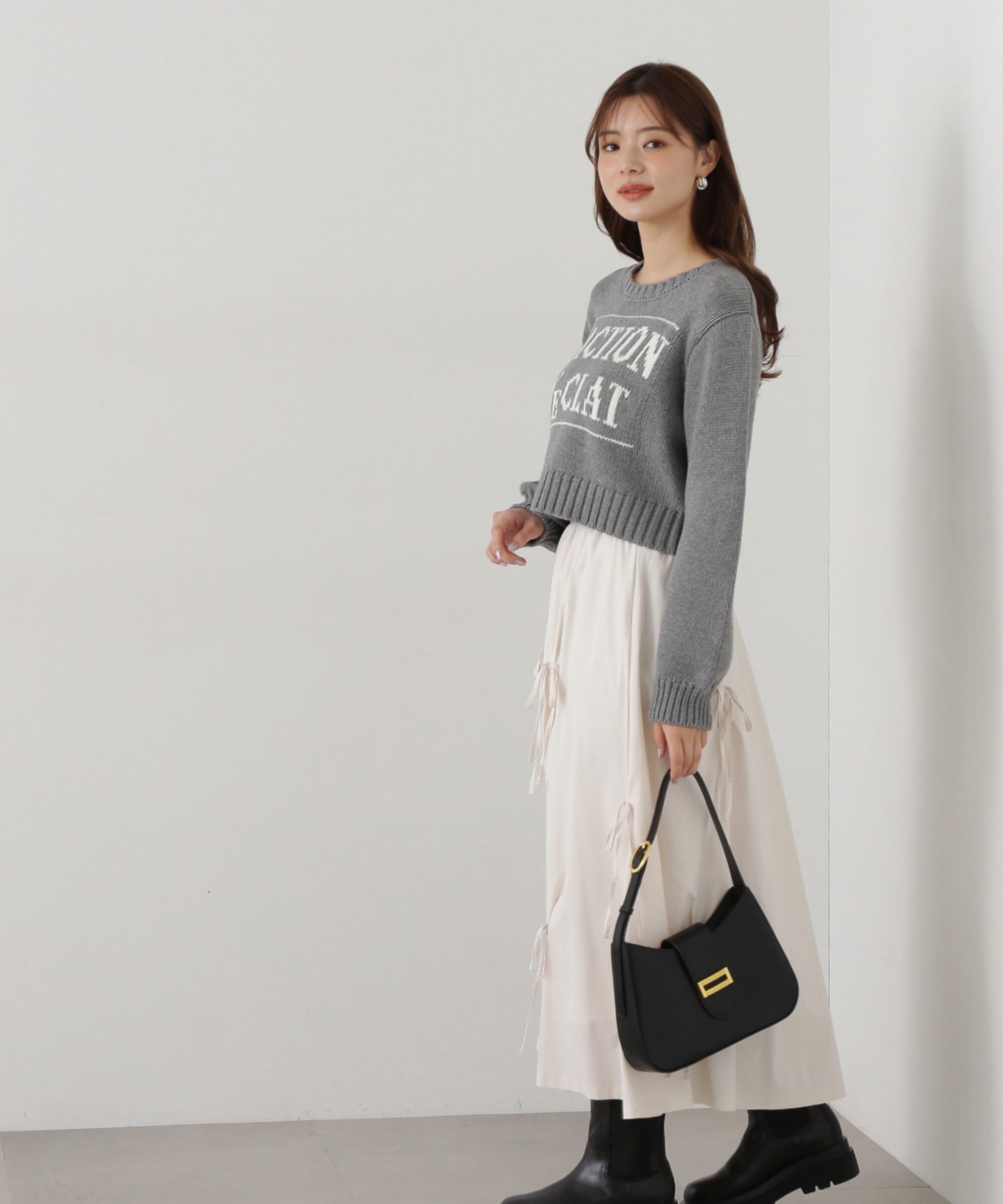 PROPORTION BODY DRESSING「カジュアルロゴニット」|ニット・セーター|