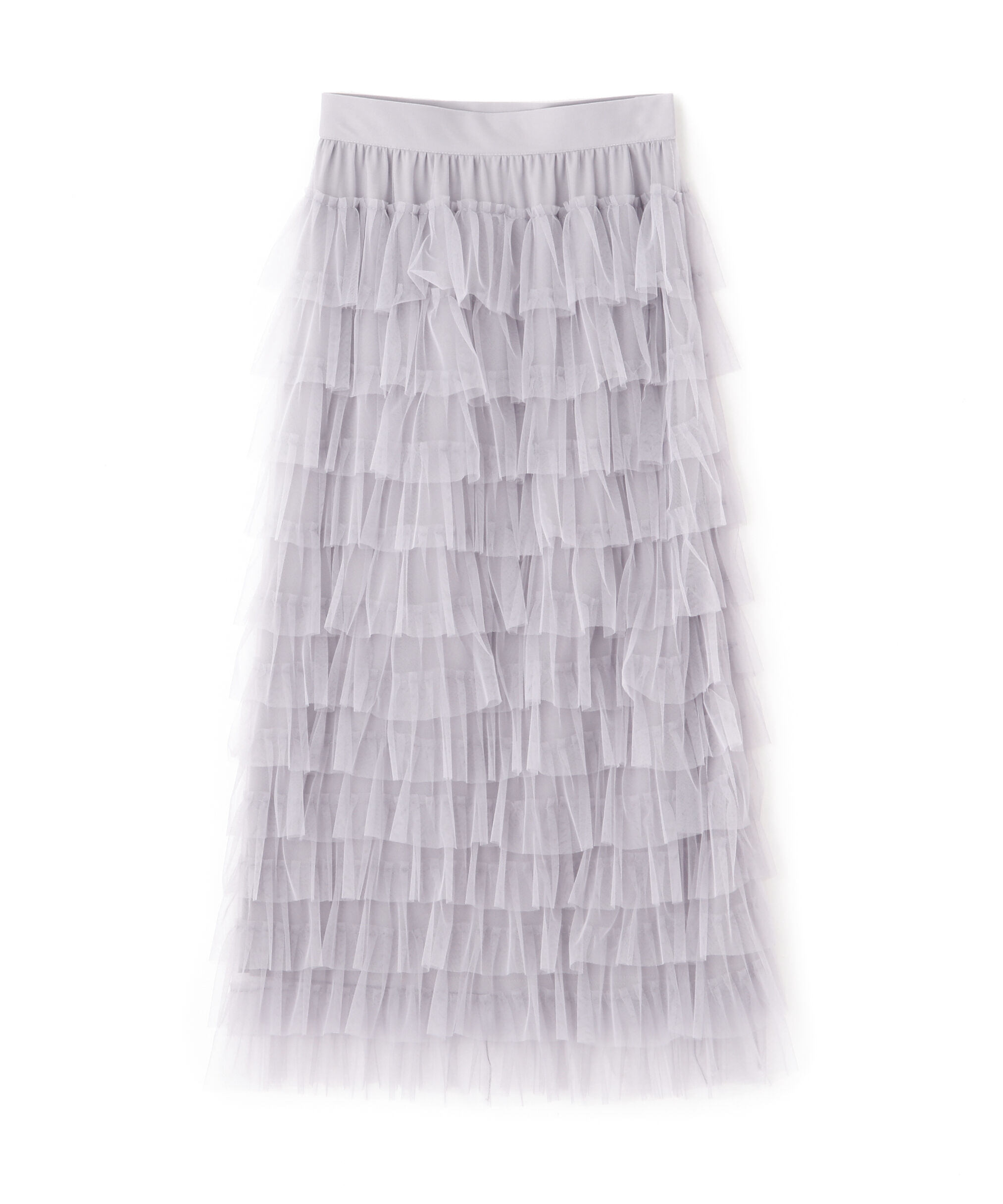 PROPORTION BODY DRESSING「Iラインチュールティアードスカート」|スカート|