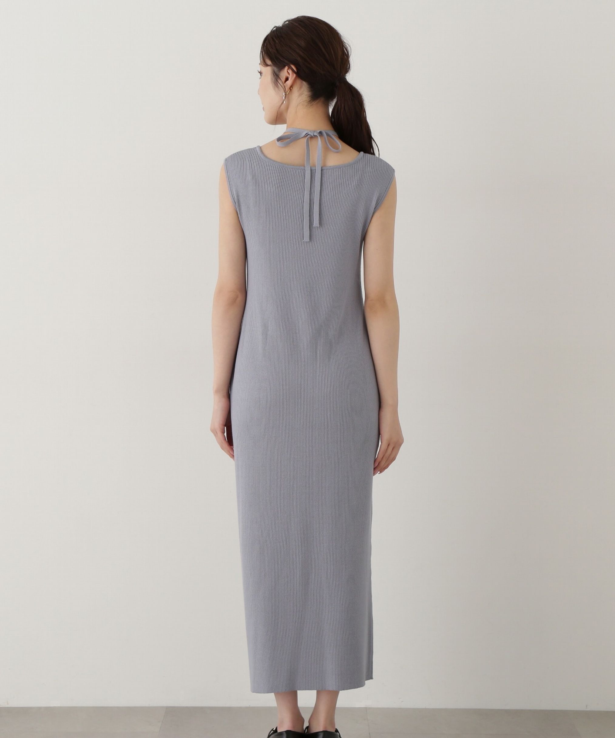 PROPORTION BODY DRESSING「《EDIT COLOGNE》シャーリング編みカーデセットニットワンピース」|ワンピース|