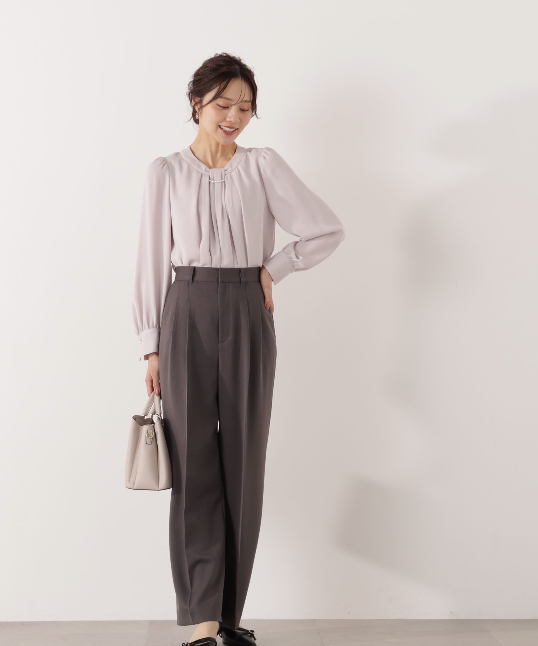PROPORTION BODY DRESSING「2タックワイドパンツ 26SS」|その他|