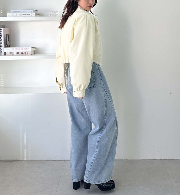 archives「２ｗａｙカラーフェイクレザーショートブルゾン」|その他|