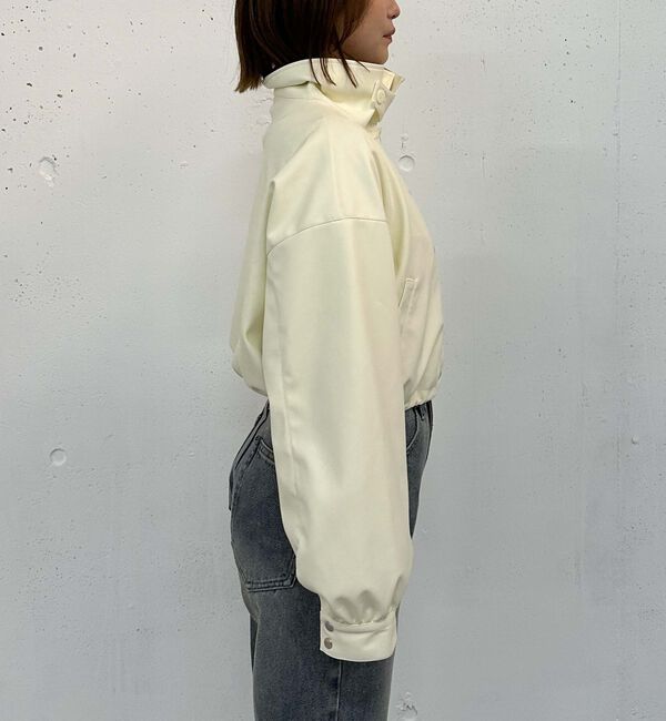 archives「２ｗａｙカラーフェイクレザーショートブルゾン」|その他|