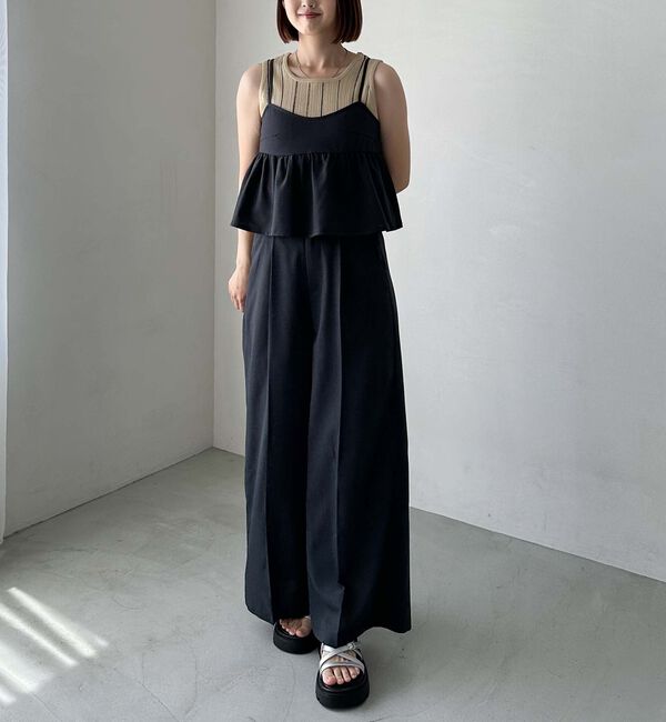 archives「ギャザーペプラムキャミ&times;ワイドスラックスＳＥＴ」|ワンピース|