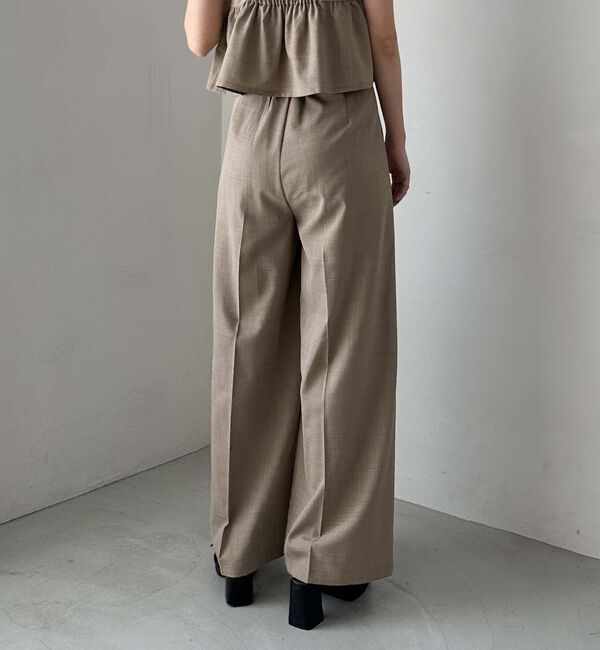 archives「ギャザーペプラムキャミ&times;ワイドスラックスＳＥＴ」|ワンピース|