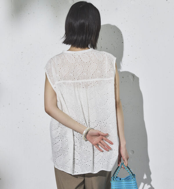 Doux archives「レースノースリブラウス」|シャツ・ブラウス|