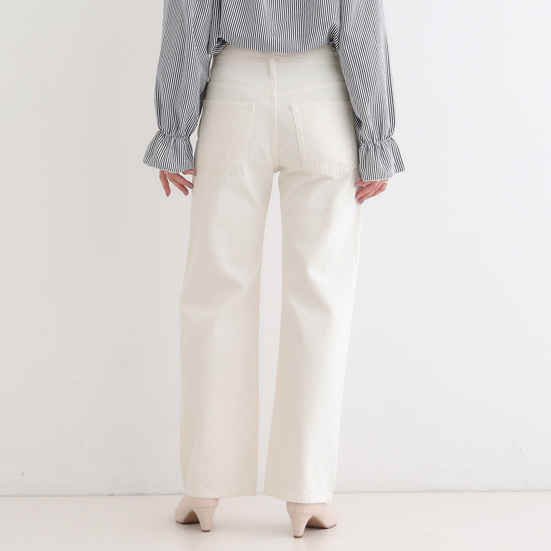 SHOO･LA･RUE「【SHOO・LA・RUE DENIM】程よいゆとりの ストレートパンツ」|デニム|