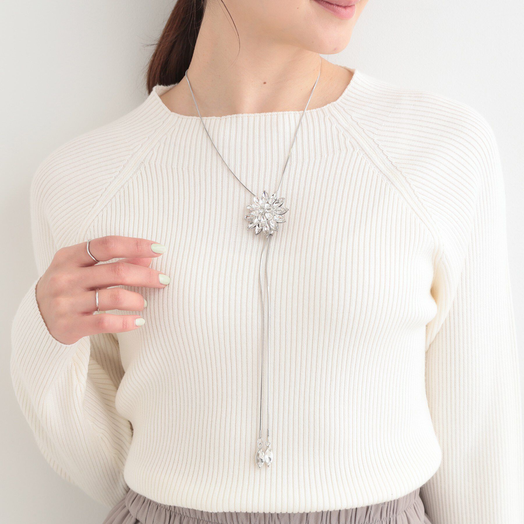 SHOO･LA･RUE「ゴージャスフラワーネックレス」|ネックレス|