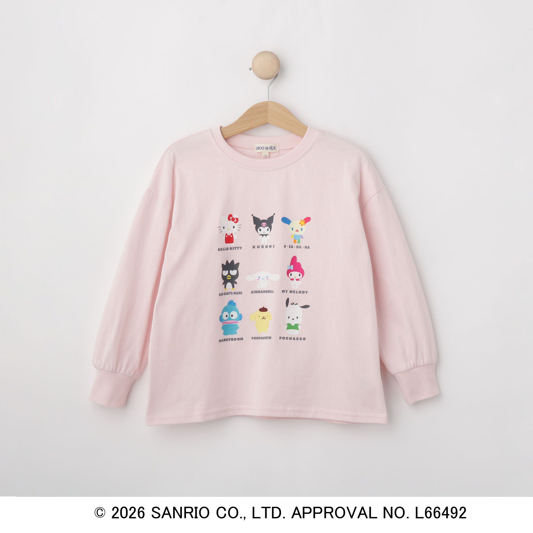 SHOO･LA･RUE「【サンリオキャラクターズ】オールスターフロントプリントロンＴ」|Tシャツ・カットソー|