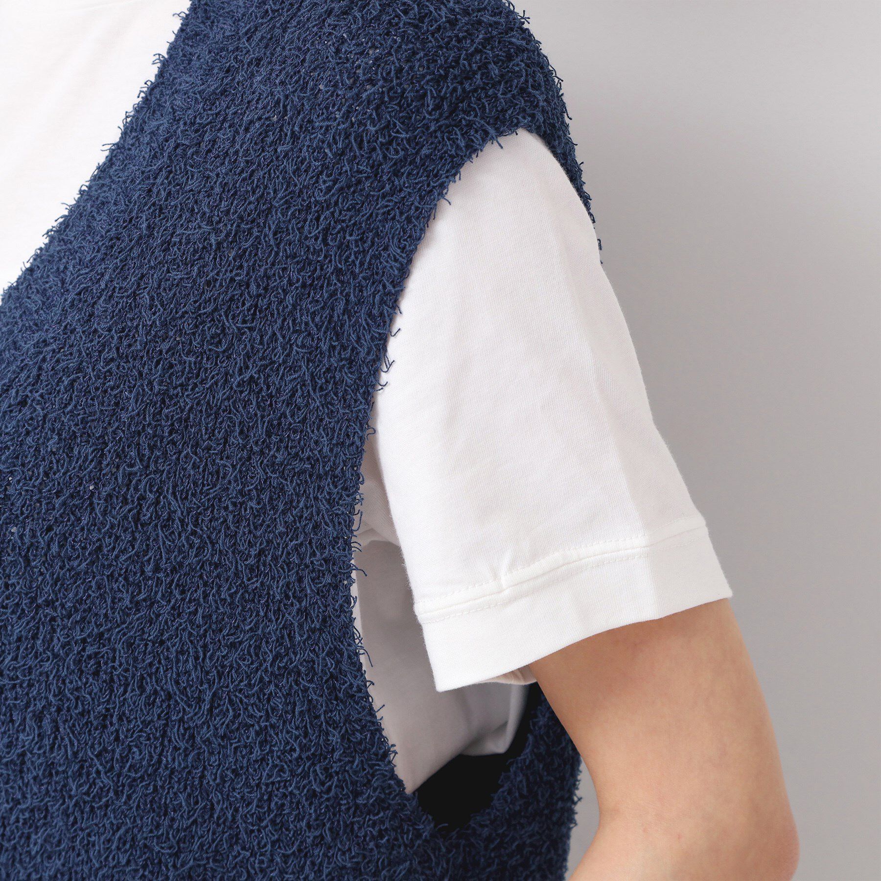 Dessin「【洗える】シャギーベスト」|ベスト・ジレ|