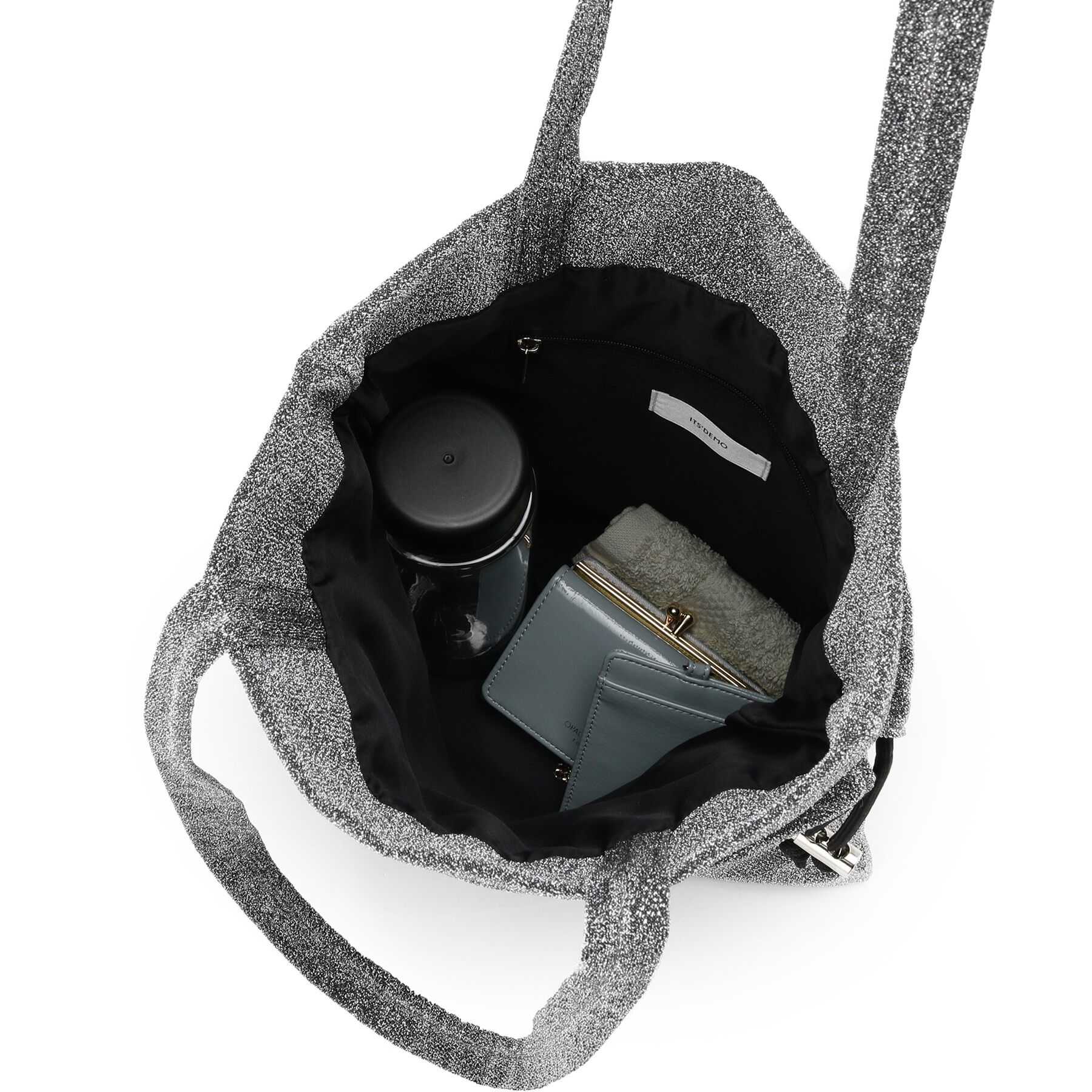 ITS&rsquo;DEMO「ラメドロストトート」|トートバッグ|