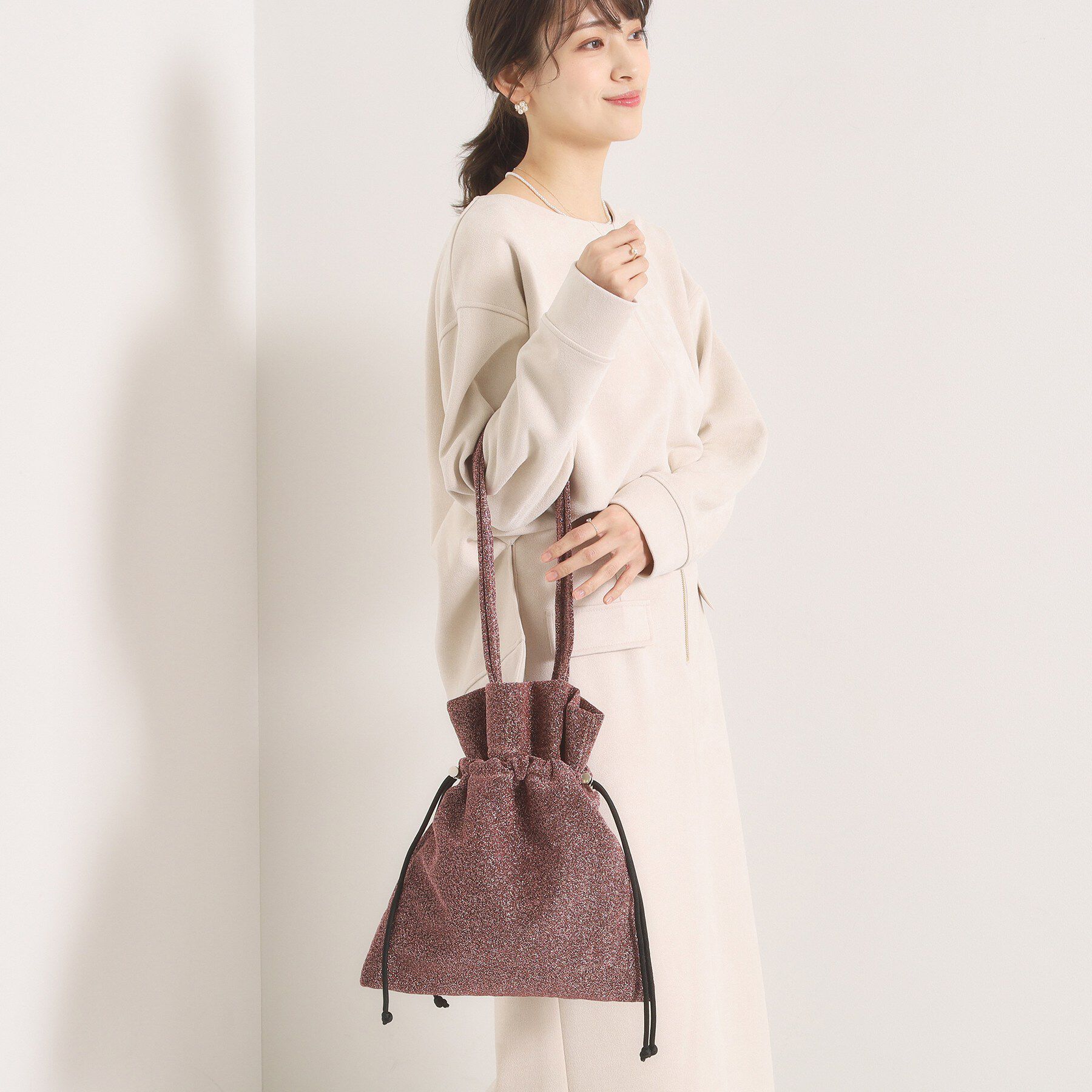 ITS&rsquo;DEMO「ラメドロストトート」|トートバッグ|