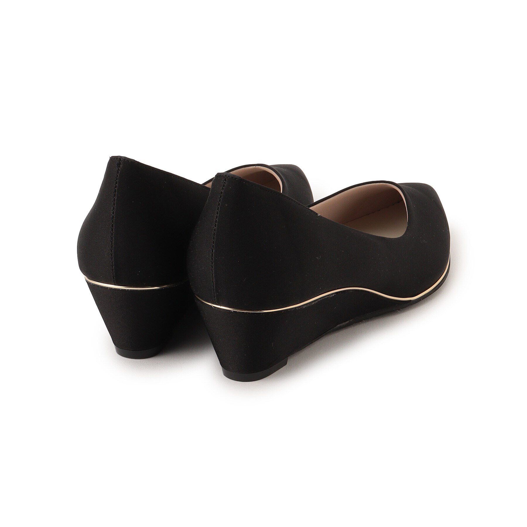 ESPERANZA「《定番》ポインテッドトゥウェッジパンプス」|パンプス|