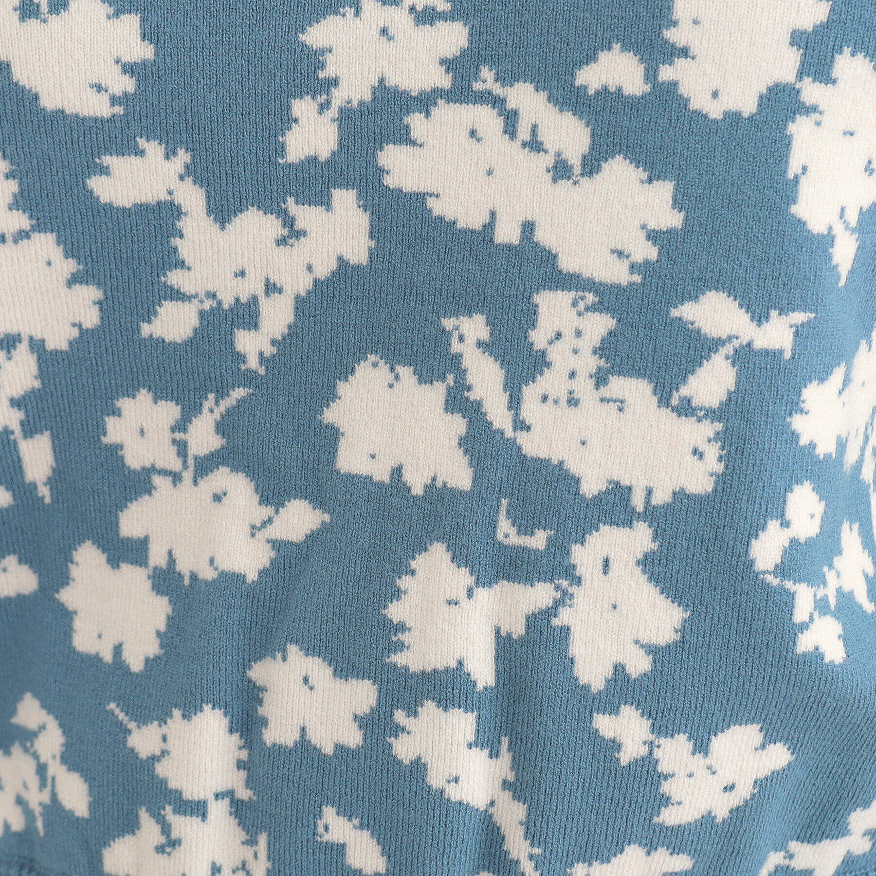 SunaUna「【春色！／フラワージャカード】フェミニンニット」|ニット・セーター|