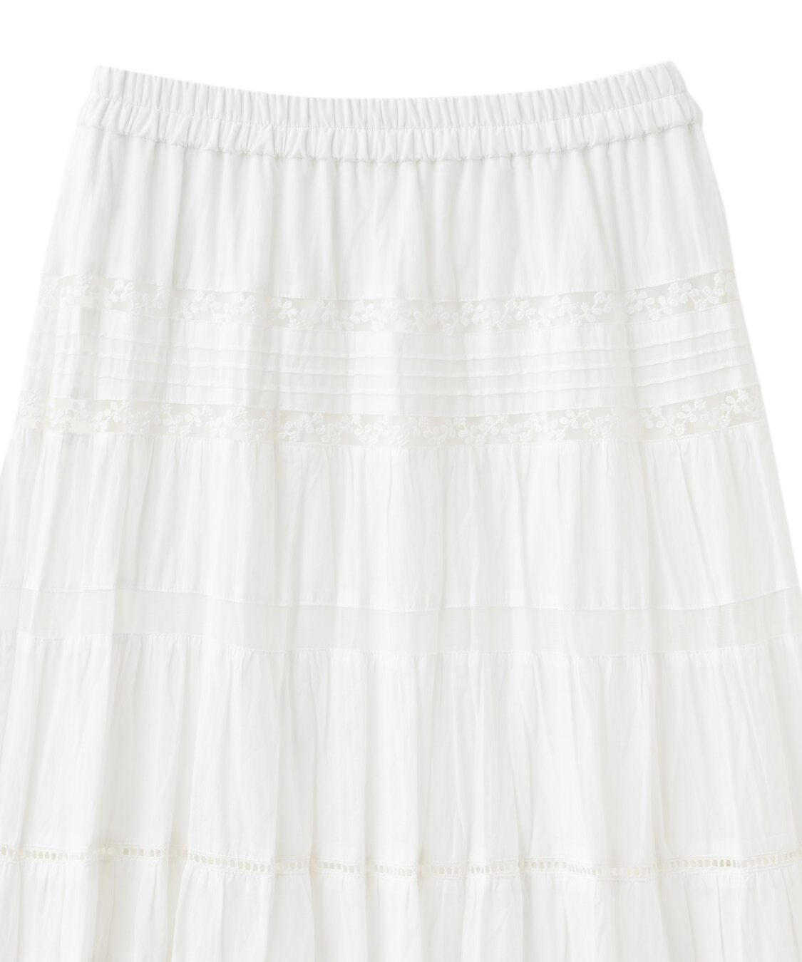 COCO DEAL「レース切替ティアードスカート」|スカート|