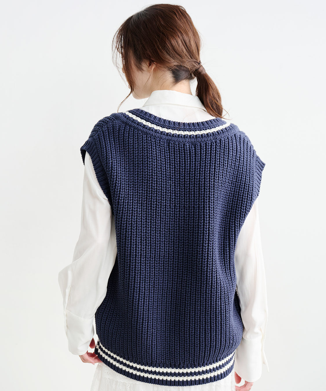 COCO DEAL「チルデンニットベスト」|ニット・セーター|