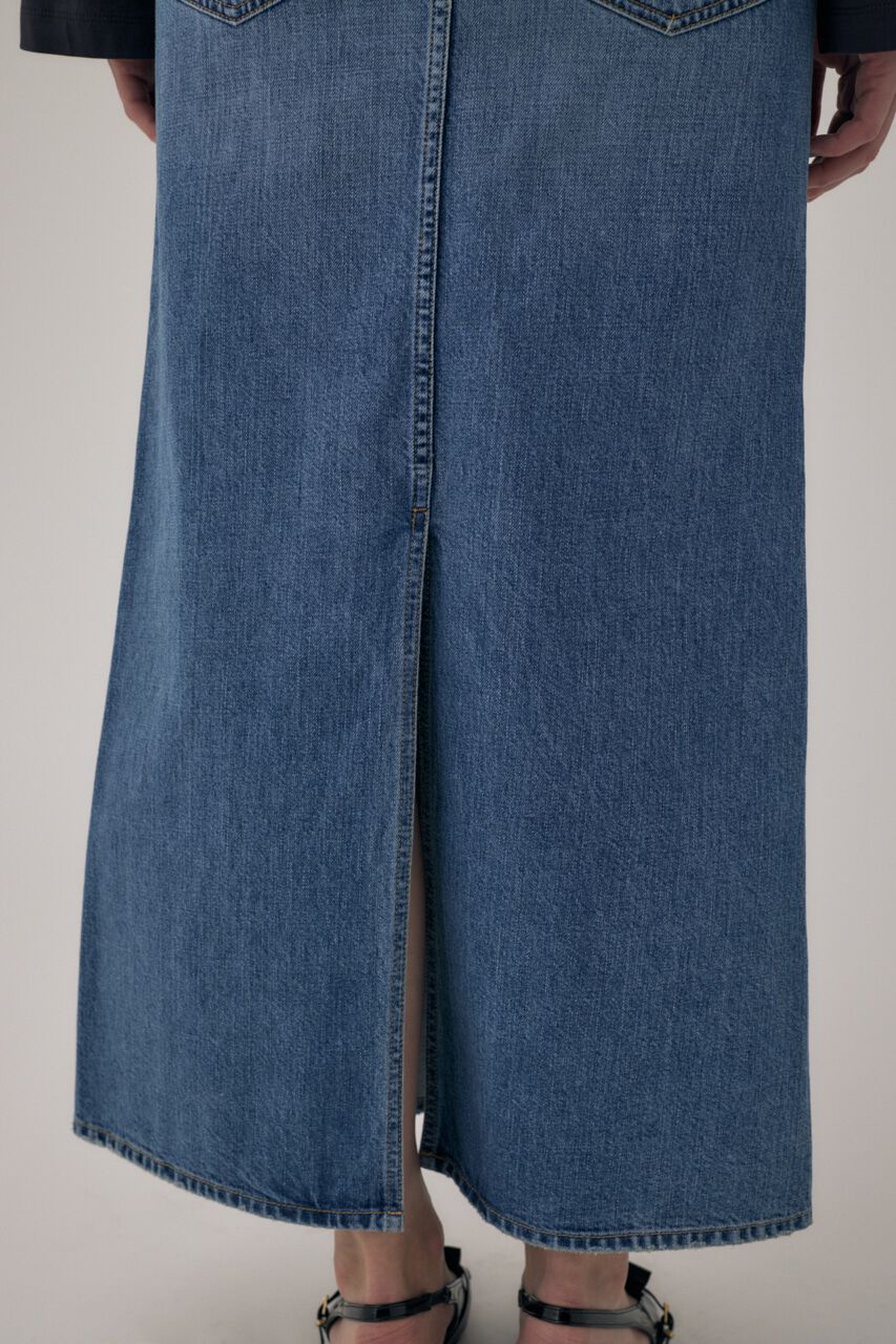 MOUSSY「オーガニックコットンデニムローライズデニムスカート」|スカート|