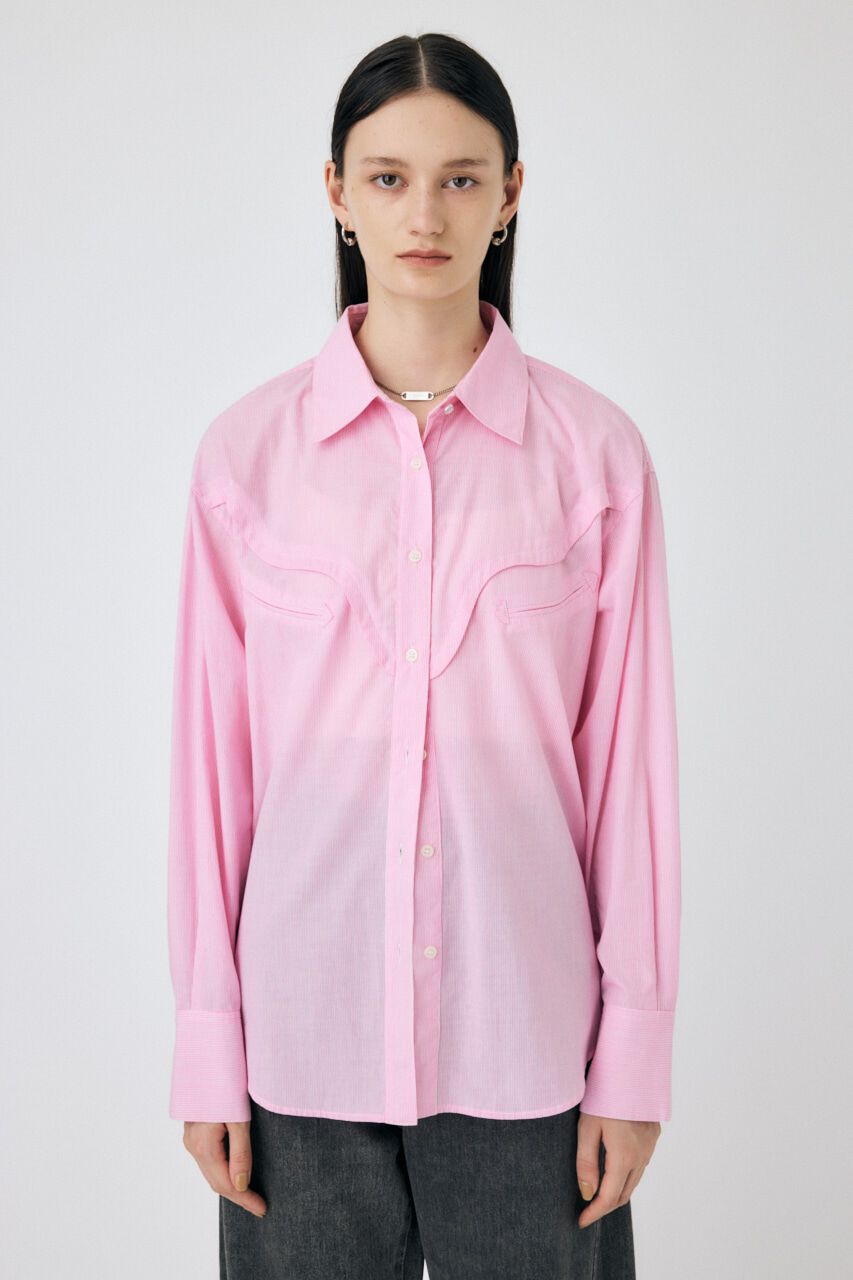 MOUSSY「WESTERN OVER シャツ」|シャツ・ブラウス|