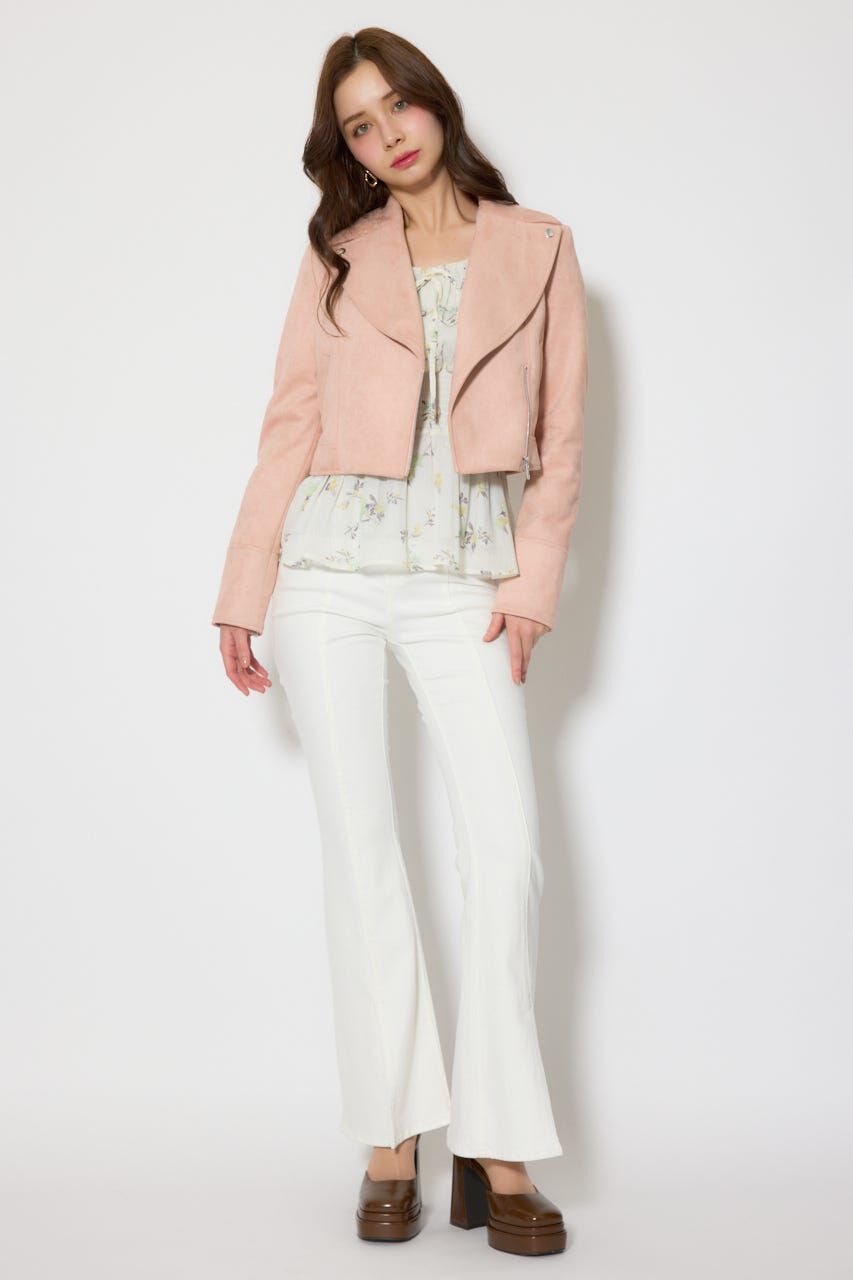 rienda「26SSフェイクスエードライダースジャケット」|その他|