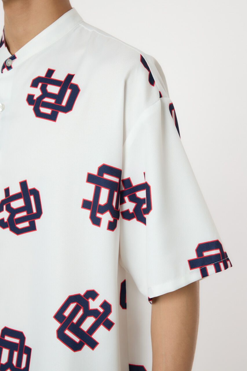 RODEO CROWNS「モノグラムバンドカラーシャツ」|シャツ・ブラウス|