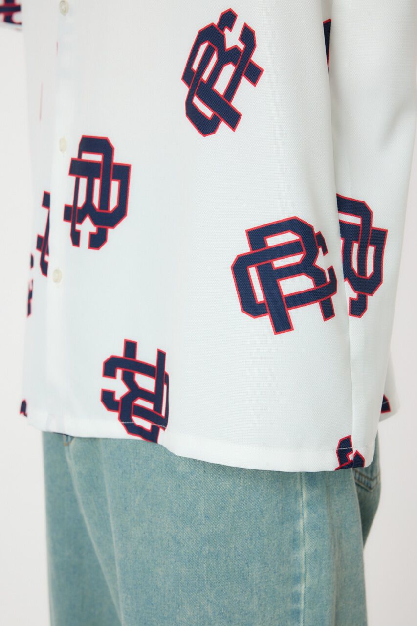 RODEO CROWNS「モノグラムバンドカラーシャツ」|シャツ・ブラウス|