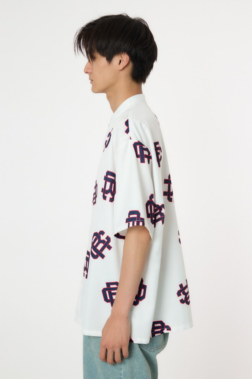 RODEO CROWNS「モノグラムバンドカラーシャツ」|シャツ・ブラウス|