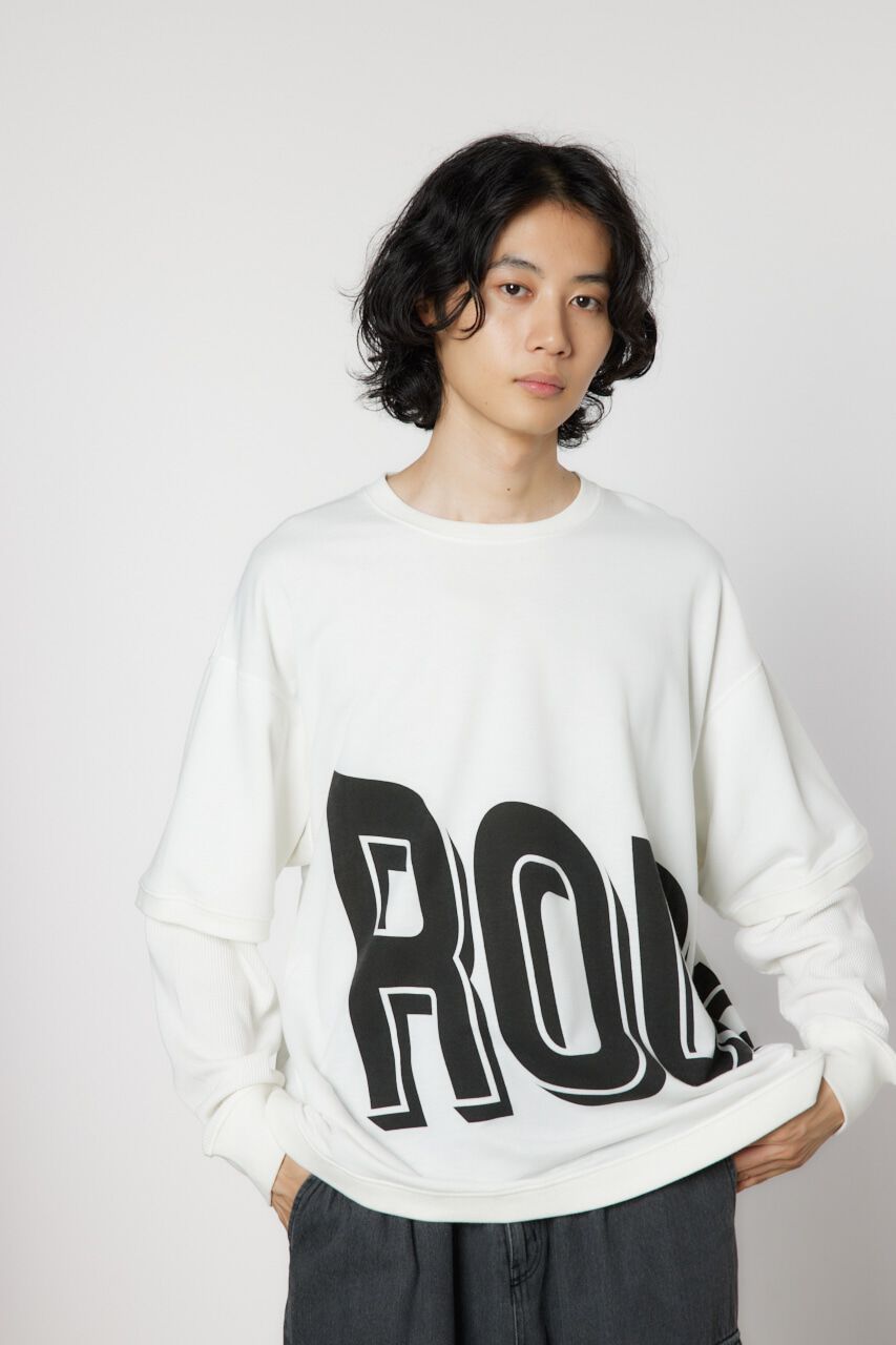 RODEO CROWNS「ボトムロゴMIX トップス」|Tシャツ・カットソー|O/WHT1