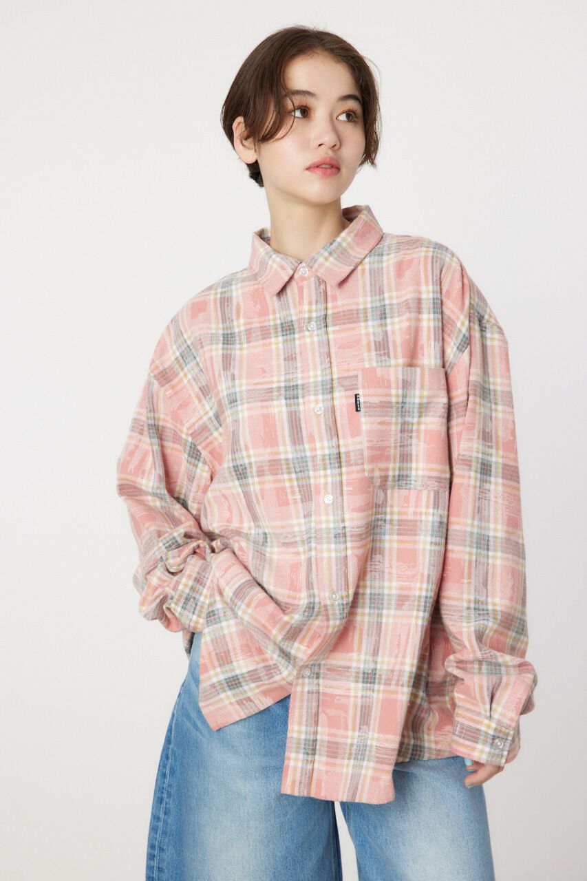 RODEO CROWNS「ヴィンテージチェックシャツ」|シャツ・ブラウス|柄PNK5