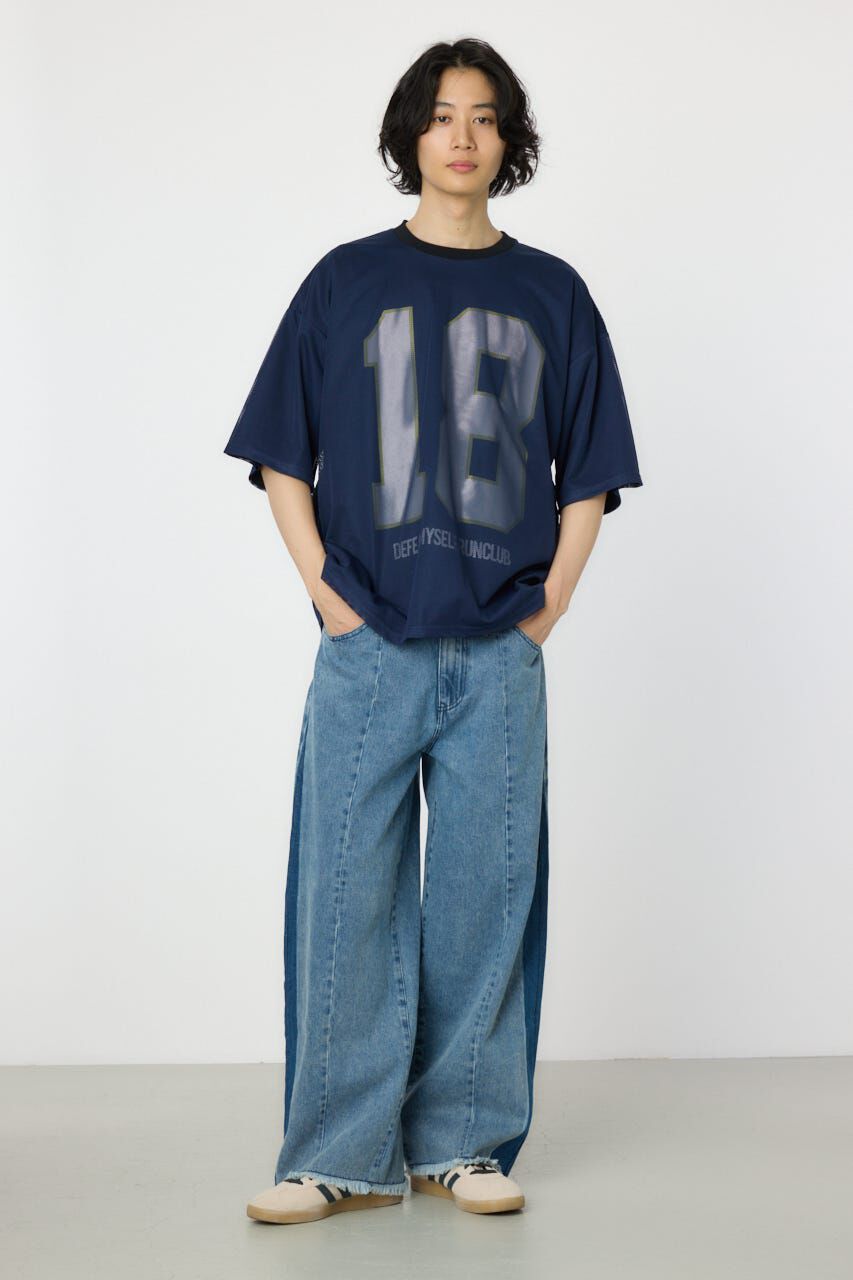 RODEO CROWNS「メッシュドッキンクナンバーTシャツ」|Tシャツ・カットソー|