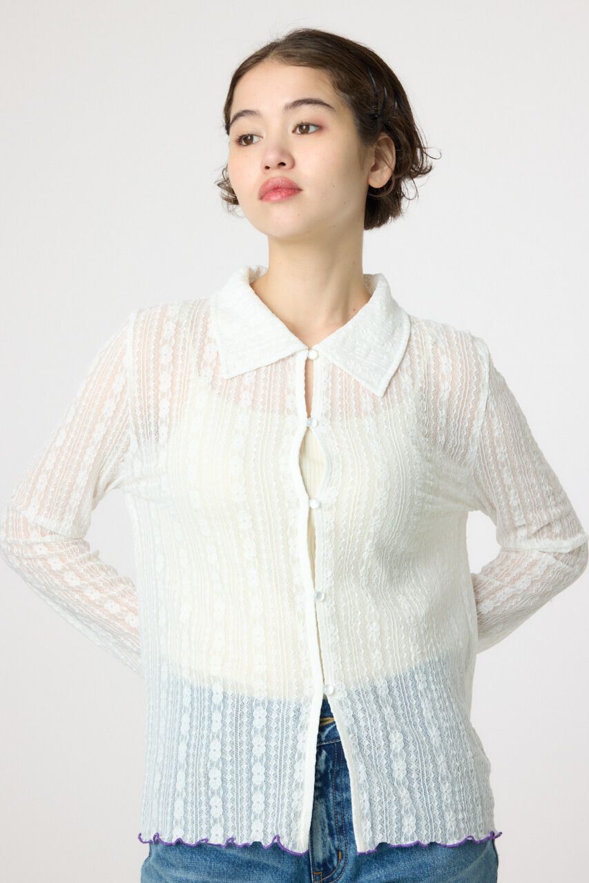 RODEO CROWNS「POINT COLOR シアーシャツ」|Tシャツ・カットソー|