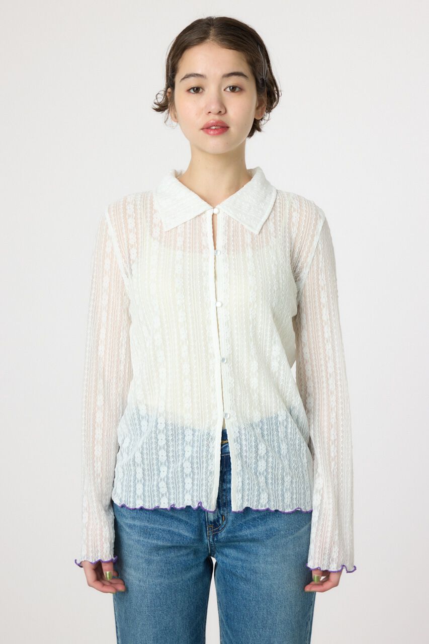 RODEO CROWNS「POINT COLOR シアーシャツ」|Tシャツ・カットソー|