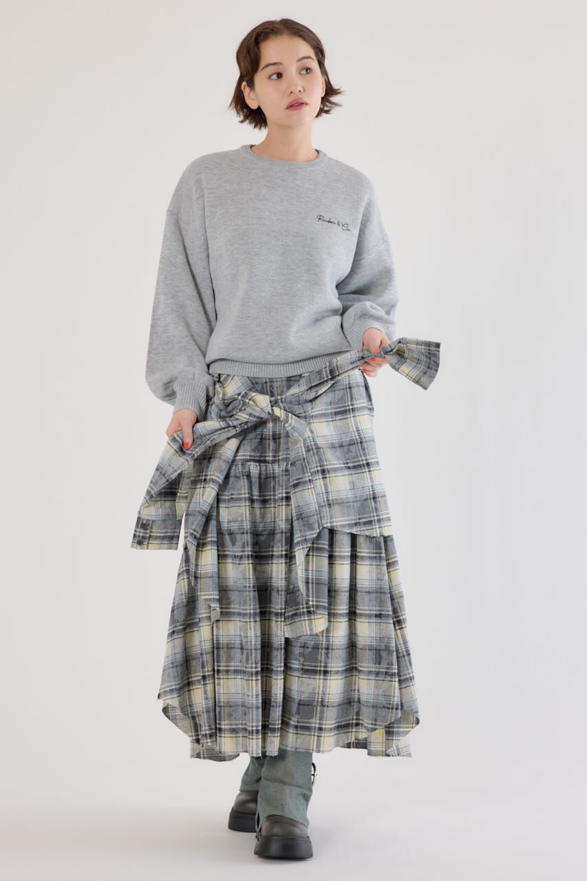 RODEO CROWNS「ヴィンテージチェックシャツスカート」|スカート|