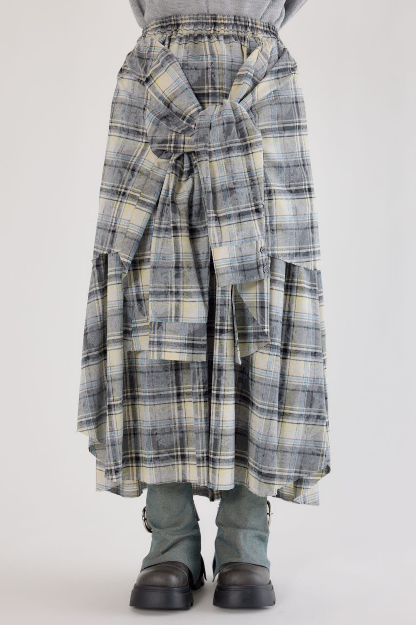 RODEO CROWNS「ヴィンテージチェックシャツスカート」|スカート|
