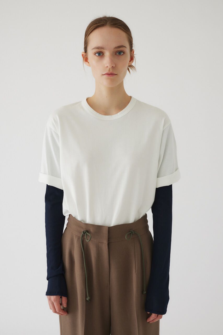 RIM.ARK 「Layered tereko L/T shirt」|Tシャツ・カットソー|WHT