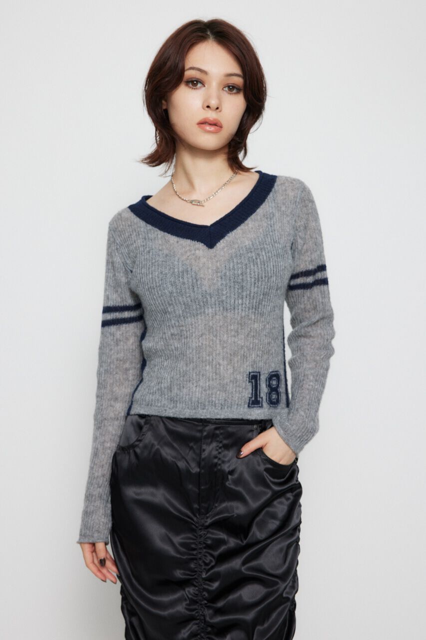 LAGUA GEM「COMPACT NUMBER ニット」|ニット・セーター|