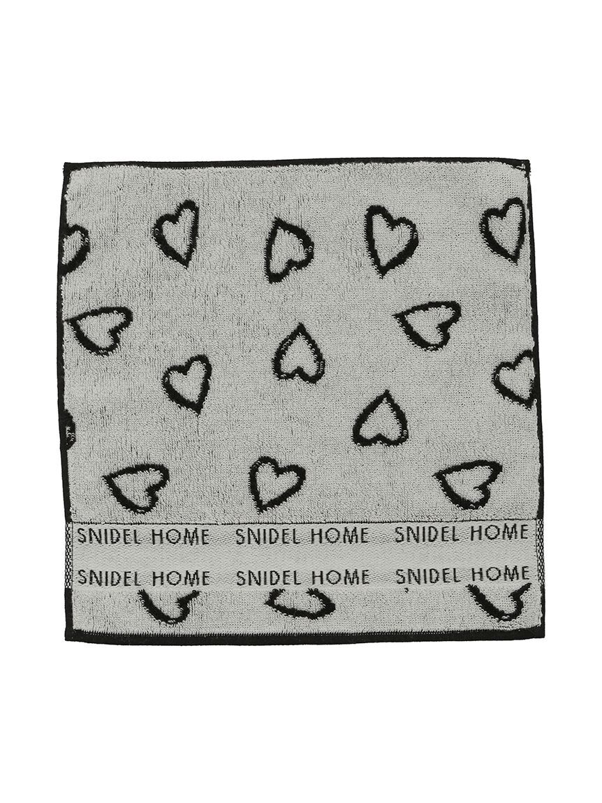 SNIDEL HOME「ジャカードハンドタオル」|ハンカチ|BLK